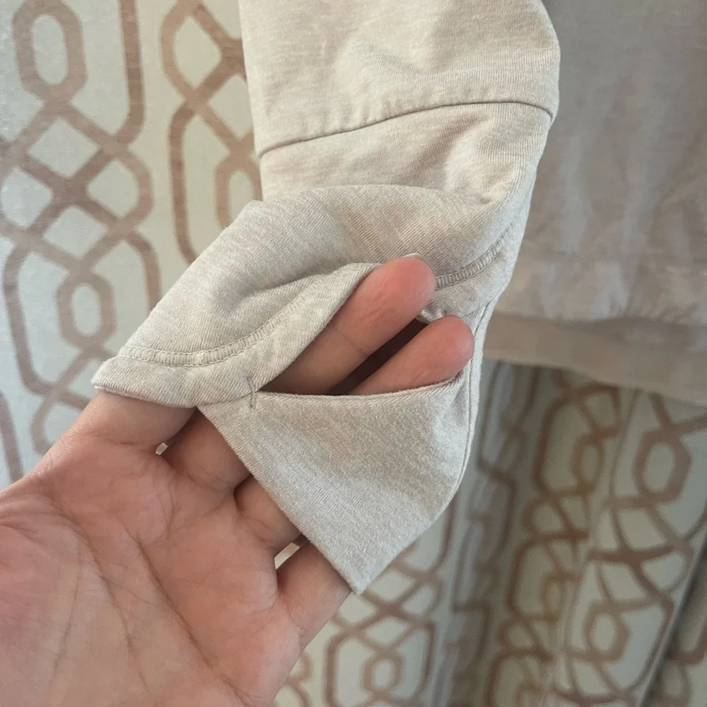 Athleta Baby pink  Long Sleeve Top